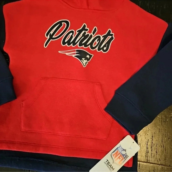 NFL New England Patriots Kids Hoodie New With Tags - Picture 3 of 5